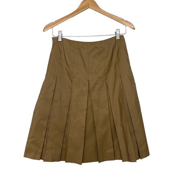 Per se Silk Blend Pleaded Circle Modest Skirt Women's Size 2 - Picture 2 of 6